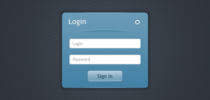 Ввести логин пароль авторизации